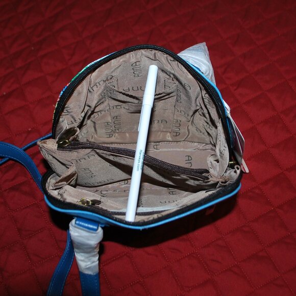 NWT Anuschka Small Multi Compartment Zip-Around Organizer in Amalfi Dawn - Picture 8 of 9
